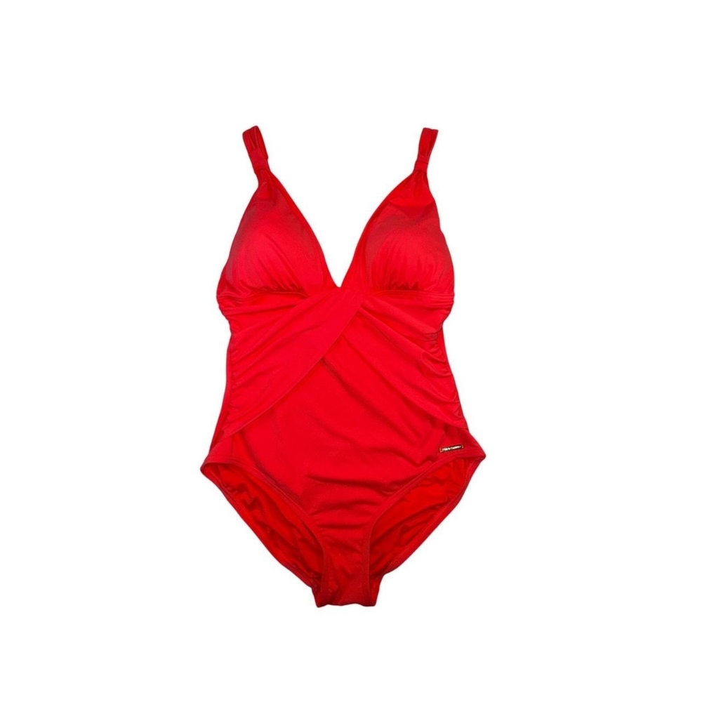 Vince Camuto Women's Orange and Red Swimsuit-one-piece